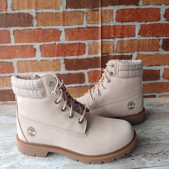 Timberland Linden Wood 6” Wp Boot Women’s Light Pink Nubuck - Picture 6 of 6